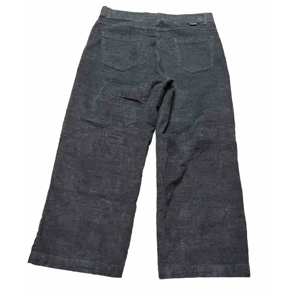 Toad&Co Women's Karuna Cord Wide Leg Pant Storm Size 10 - Picture 2 of 9